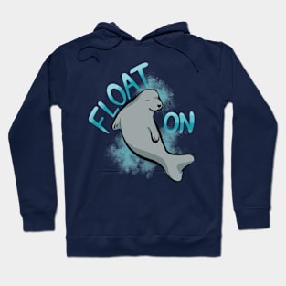 Float On Seal Print Hoodie